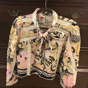 Farm Rio Sand Vintage Blouse